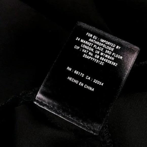 Anthropologie Embroidered Black Cocktail Dress - Picture 5 of 16